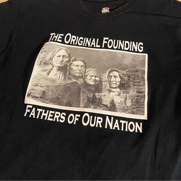 The Original Founding Fathers Native Americans Graphic T-Shirt - Picture 4 of 5